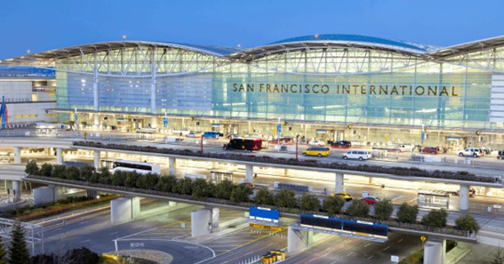 San Francisco International Airport - 21.7Km Square