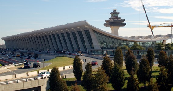Washington Dulles International Airport - 52.6 Km Square