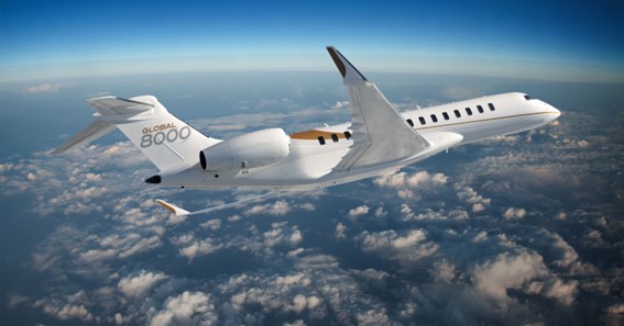 Bombardier Global 8000 Plane